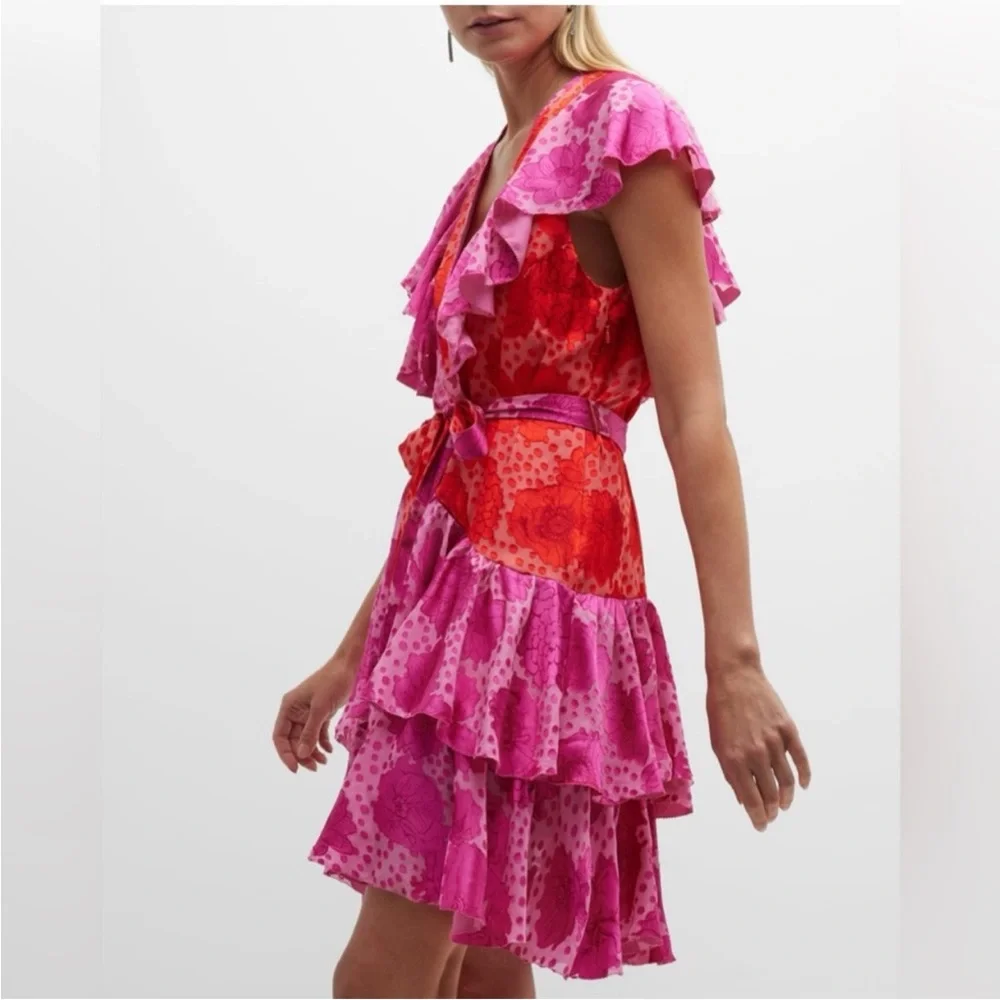 Le Superbe Aurora Flora Lil Flirt Ruffle Mini Dress - Picture 2 of 16